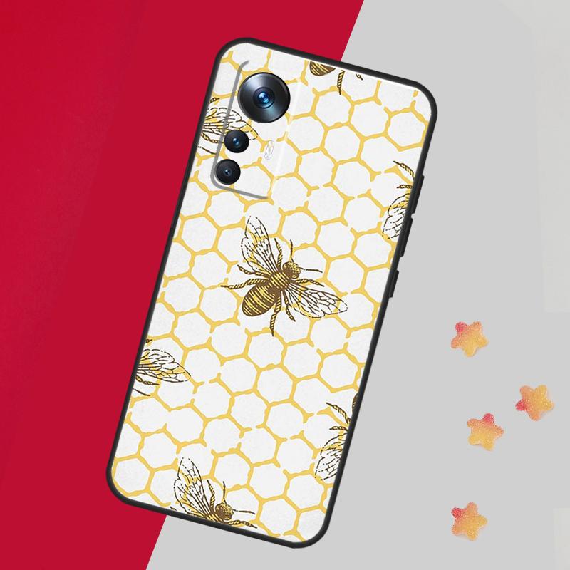 Чехол Мед пчелиный для Xiaomi 13T Pro 12T 11T 12 14 13 Lite 12X POCO F5 X3 X5 Pro X4 F4 M5 M5s F3