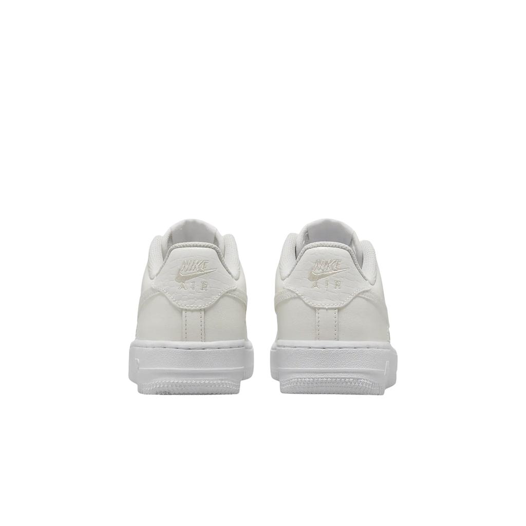 Nike Кроссовки Air Force 1 LV8 GS Sail Croc Kids кремовые белые черные FV7725-100