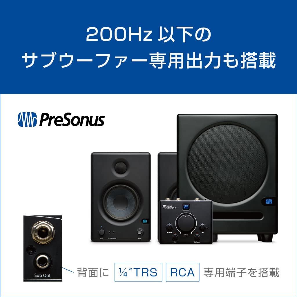 PreSonus MicroStation BT Компактный контроллер мониторов с Bluetooth и выделенным выходом на сабвуфер