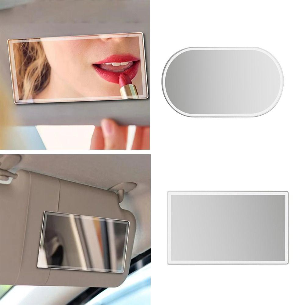 HD Mirror Car Makeup Mirror High Clarity Universal Car Mirror  Cosmetic Use