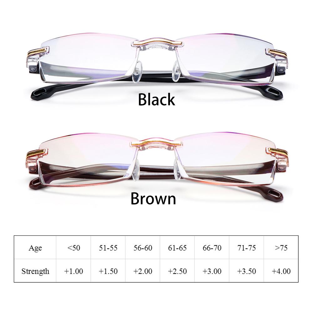 Readers Eyewear Diamond-cut Reading Glasses Radiation Protection Anti Blue Light Presbyopia Glasses