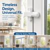 Easy Installation Sliding Window Lock T-Type Window Latch Safety Window Sash Lock  Proof