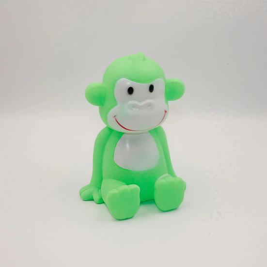 Squeaky Monkey Squeeze Toy with Realistic Sound Soft TPR Fidget for Stress Relief Cute Animal-Shaped Decompression Gadget for Kids Adults