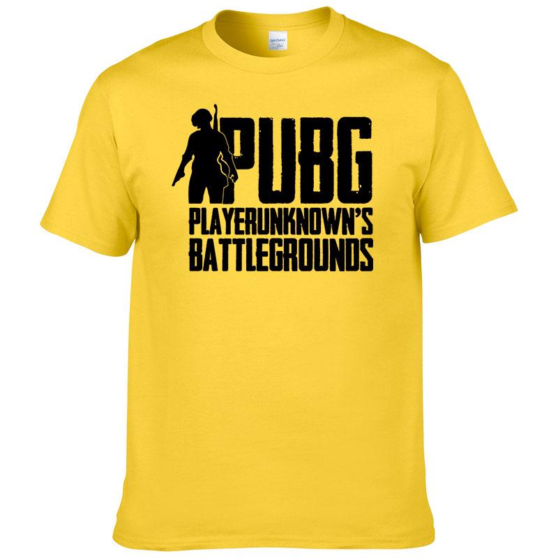 New Summer 2024 Game Pubg T Shirt Men Cotton Short Sleeve Print T-Shirt Fashion Casual Tops Cool Tees Hombre F23
