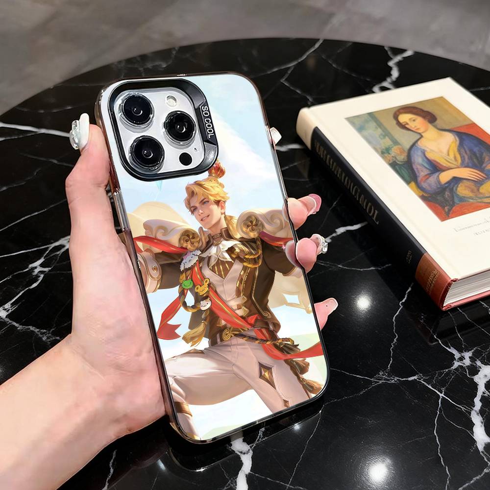 Чехол для телефона A-Arthur H-Honor of K-Kings для iPhone 17,16,15,14,13,12,11 Plus,Pro Max,XS, Цветной Серебристый Черный Чехол