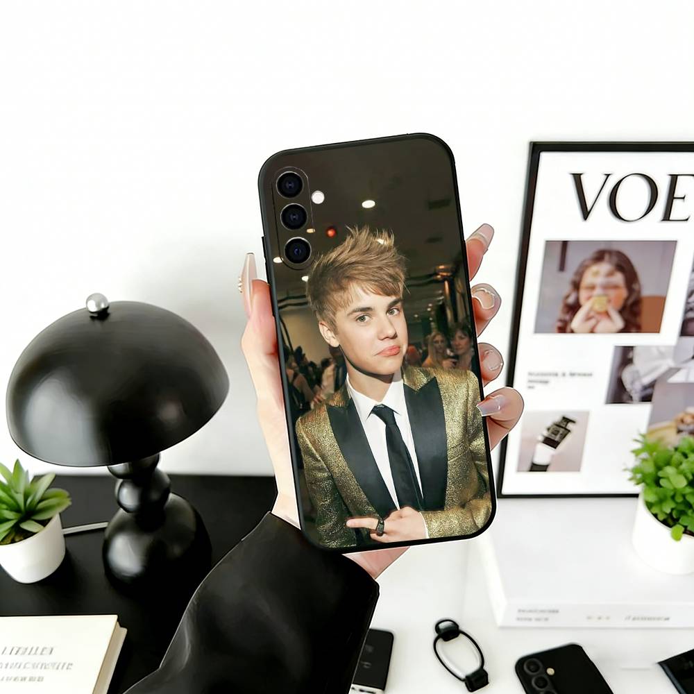 Чехол для телефона S-Singer Beliebers для Samsung Galaxy A73,A72,A71,A70,A53,A52,A51,Другие Мягкий Черный Чехол