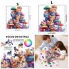 Cute Mushroom Adult Wooden Puzzle Animal Pattern Cat Wooden Jigsaw Cat Puzzle  Friends Gift