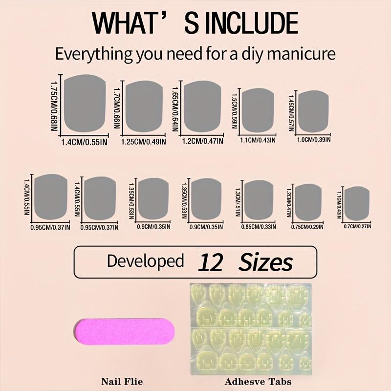 24 шт./набор фиолетовых и черных градиентных накладных ногтей, глянцевые короткие квадратные накладные ногти, классные накладные ногти для женщин и девочек