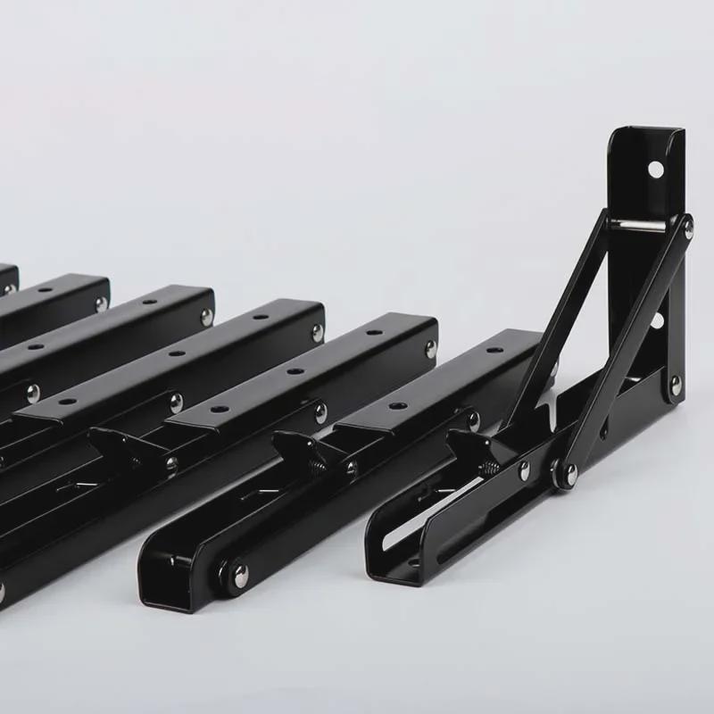 304 Stainless Steel Foldable Microwave Oven Wall-Mount Shelf Rack