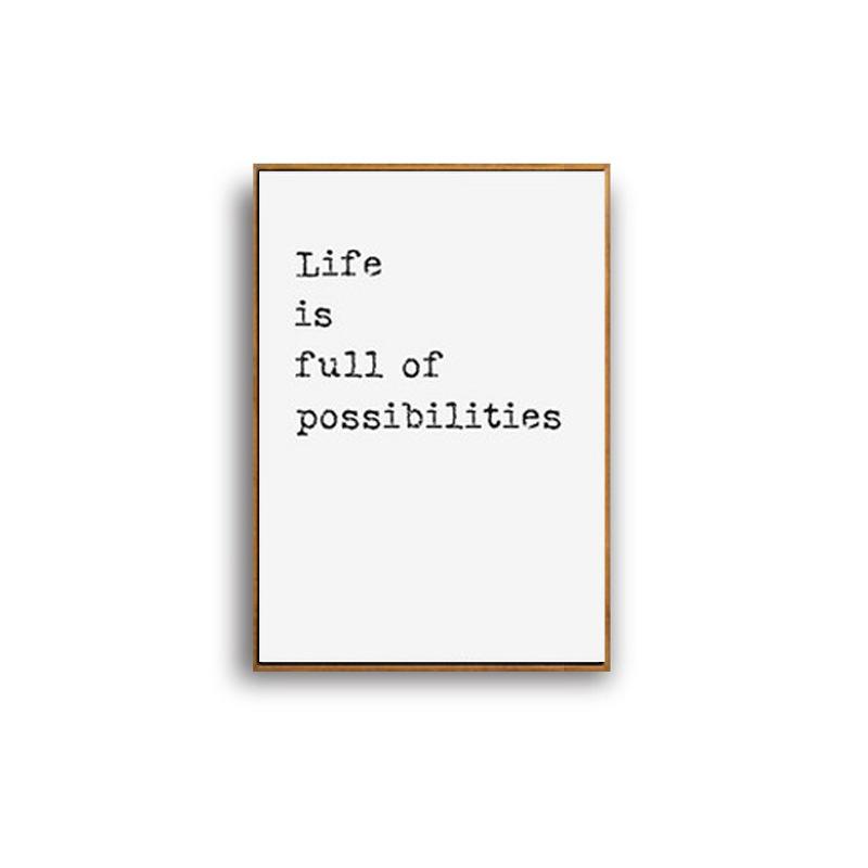 Акварельные тропические листья, возможность жизни, настенное искусство, холст, постеры, настенные картины для сельской спальни, домашний декор