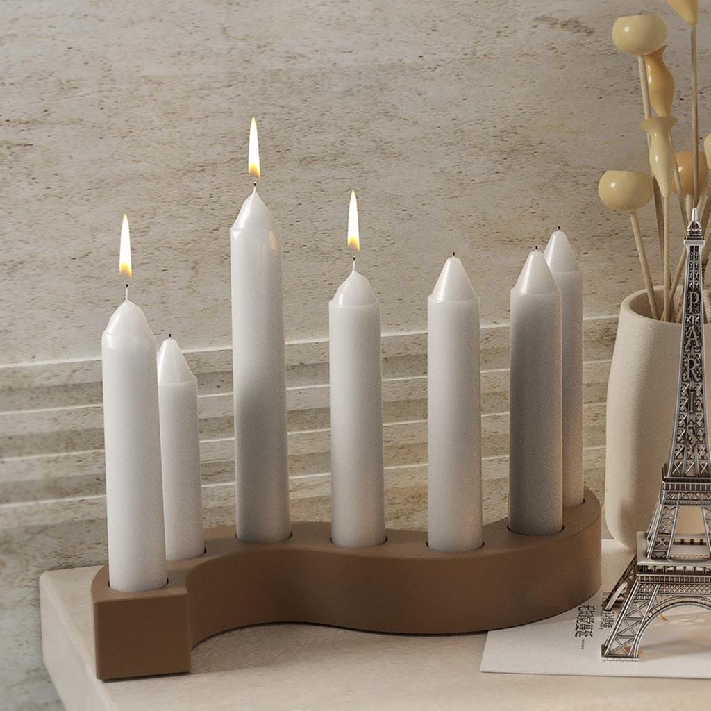 Силиконовая форма для цементного подсвечника, S-образная форма для подсвечника, бетонные гипсовые формы, форма из смолы, домашний декор