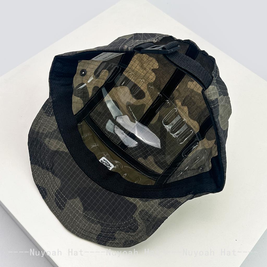 New Unisex CAMO Quick Drying Letter Embroidery Baseball Hats Sunshade Color Block Breathable Personal Peaked Caps Versatile ins