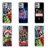 For Motorola Moto Edge 40 30 Neo G54 G24 G84 iPhone 15 14 Xiaomi Redmi Note 13 12 11 Pro Samsung Galaxy A54 Hulk Marvel Avengers Spider Iron Man Case