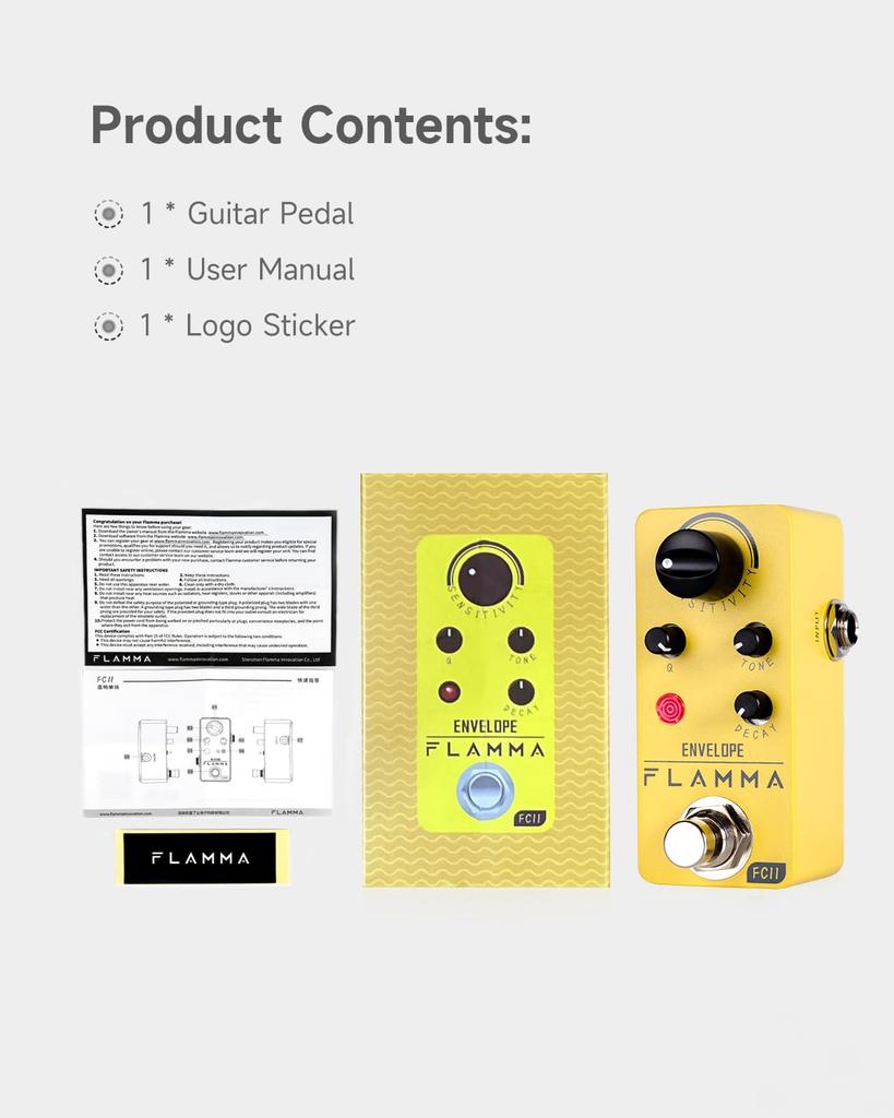 Педаль автовау FLAMMA Фильтр огибающей FC11