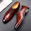 Мужские туфли, повседневные мужские кожаные туфли, модные туфли-лоферы на квадратном каблуке, туфли-лодочки, мужские туфли большого размера 48