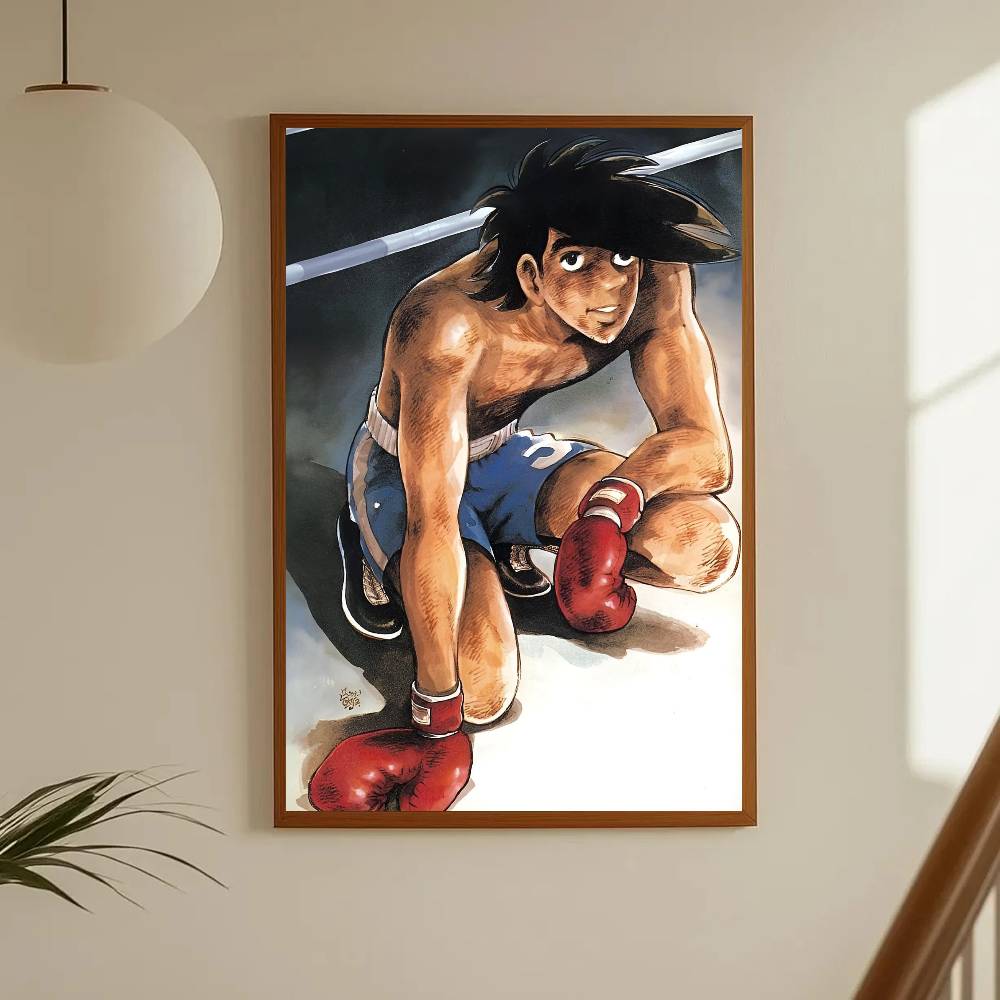 1 шт. Спортивное аниме A-Ashita No Joe Постер Наклейка Печать Водонепроницаемое Настенное Искусство Для Гостиной Спальни Домашний Декор