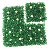 Панель для стены из искусственных растений DIY Панель с вечной зеленью Прочный искусственный коврик из зеленой травы 25*25 см Не требует полива Имитация Цветочный лист растения