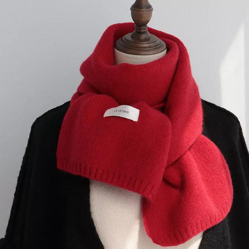 Winter Women Ladies Long Knit Scarf Warm Soft Solid Color Wool Shawl Wrap Woolen