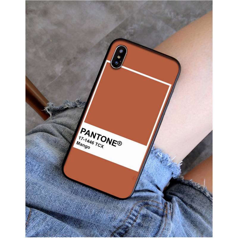 YNDFCNB Pantone Candy Color Phone Case for iphone 11 12 Mini Pro Max X XS MAX 6 6s 7 8 Plus 5 5S 5SE XR SE2020