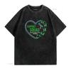 Womens Heart Support Squad Ribbon Metastatic Breast Cancer T Shirt Black Large vintage Washed Stretched streetwear Soft Stylish