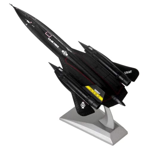 Vrttlkkfe 1/144 Diecast A-71A Blackbird Reconnaissance Airplane Model, Perfect for Kids, Adults, Home, and Office Decor