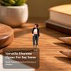 Миниатюрная фигурка женщины Реалистичная маленькая для диорам