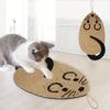 1Pc Cat Scratching Pad, Mouse Shape Durable Pet Scratcher, Non-Shedding Sisal Material, Cat Toy for Clawing and Scratching