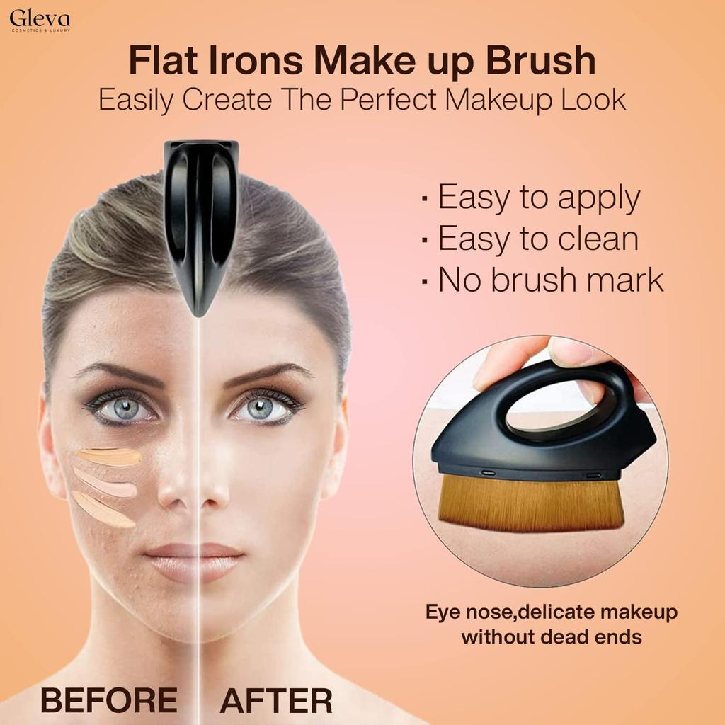 Foundation Makeup Flawless Brush, Cream or Flawless (Black)