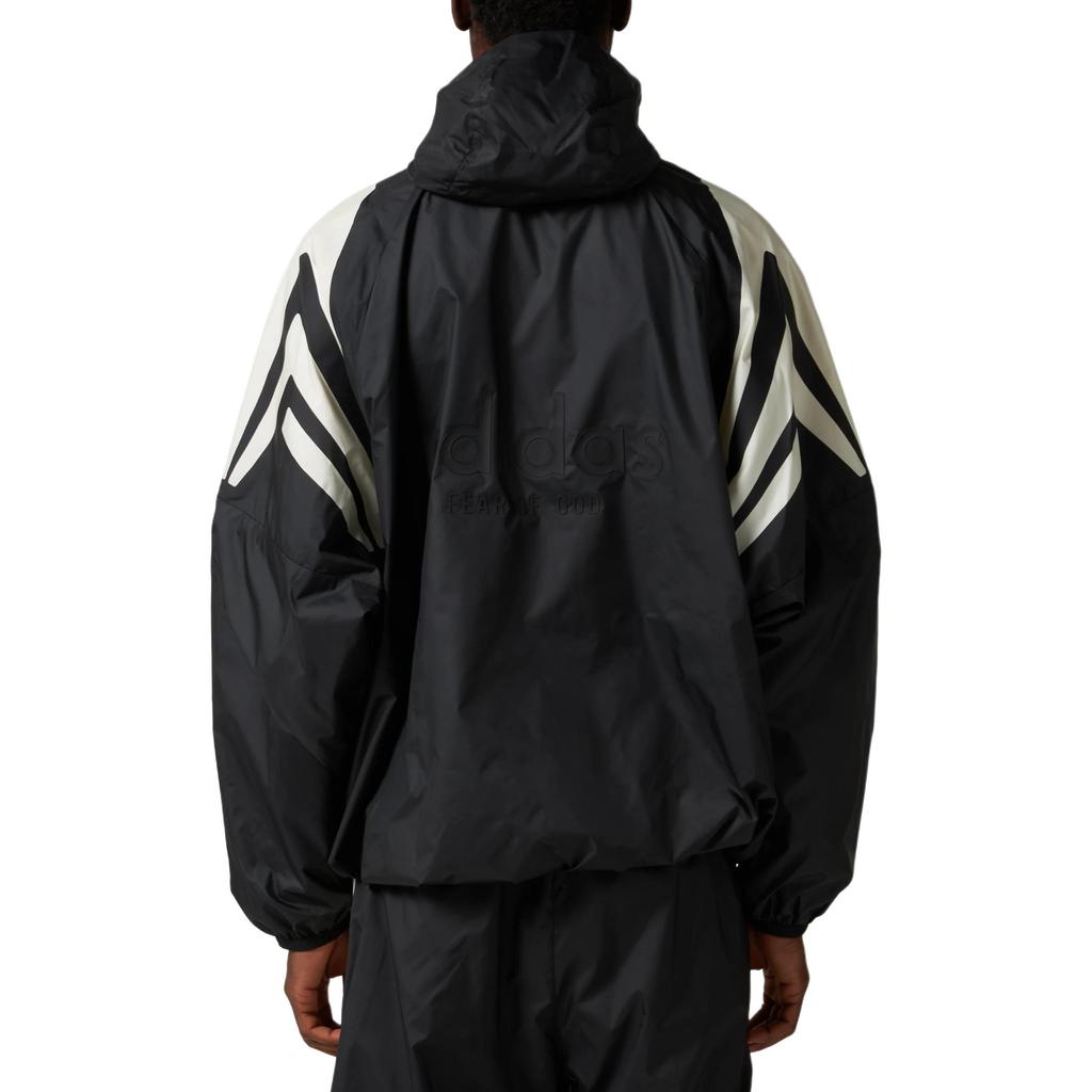 adidas Fear Of God FW24 спортивная куртка с капюшоном удобная модная мужская куртка черная IS5299
