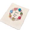 Colorful Natural Crystal Beaded Double Row Bracelet Women