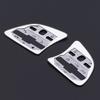 2pcs Round Steering Wheel Button Trim Cover Replacement for Mercedes Benz A / B / C / E Class 2020