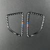 2pcs Carbon Fiber Auto Dashboard Air Conditioning Outlet Frame Trim Cover Stickers For BMW X5 E70 X6 E71 2008-13 Car Accessories