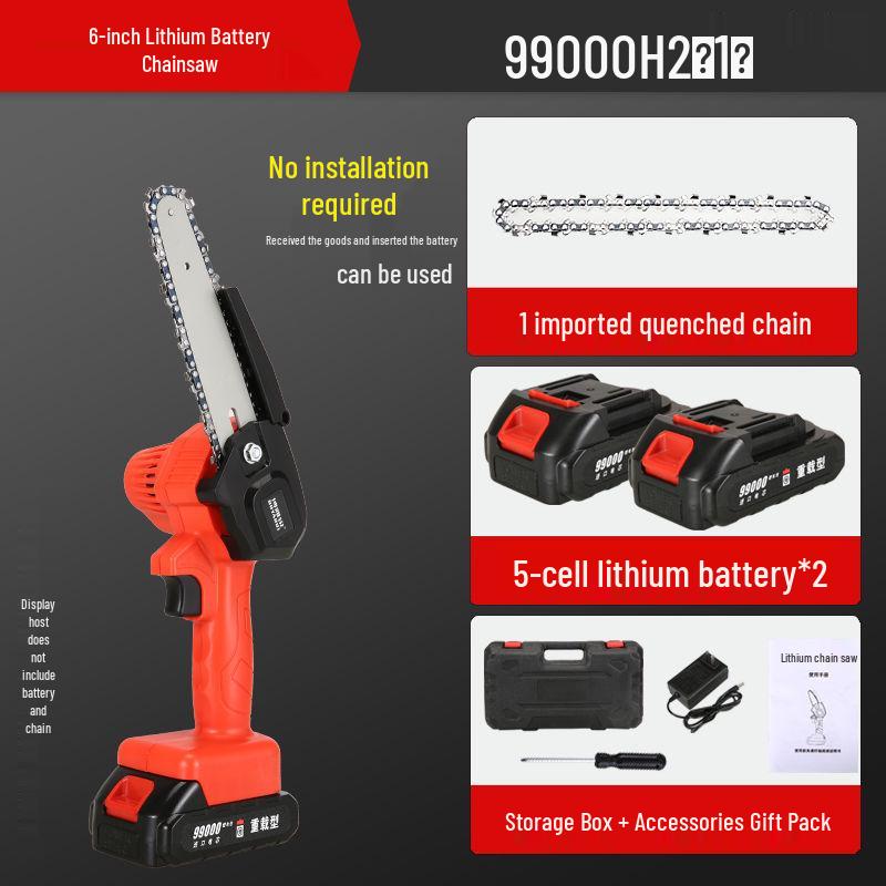 High-Power Lithium Electric Saw for Easy Pruning - Multi-Functional Tree Saw for Middle-Aged and Elderly Users