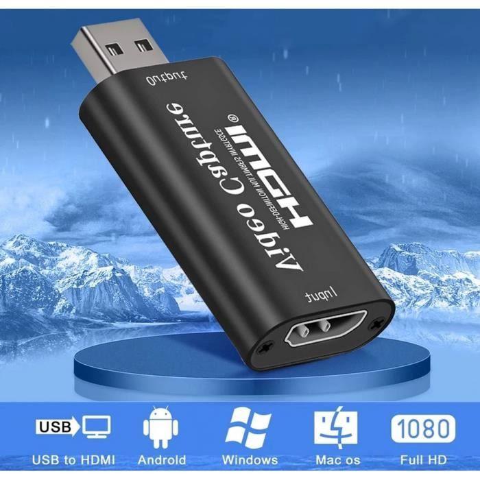 Carte de capture vidéo - GENERIQUE - 4K - HDMI vers USB - Streaming - Enregistrement