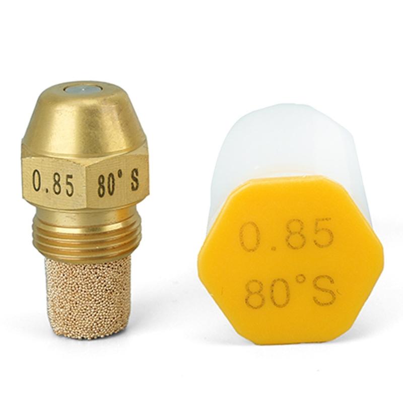 Промышленная металлическая форсунка 80 градусов, усиленная металлическая форсунка для оборудования для сжигания топлива, варианты 14 GPH