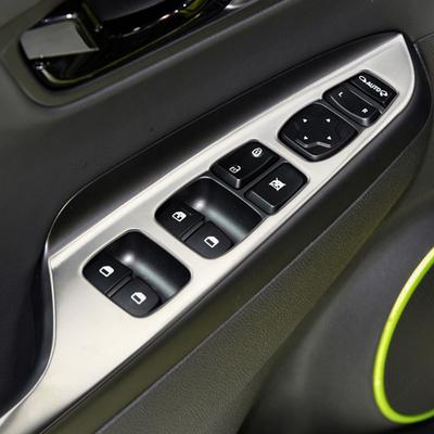 4 шт./компл. автомобильные аксессуары для Hyundai Kona Kauai 2017-2022, кнопка подъема окна, двери, защитная крышка, накладка
