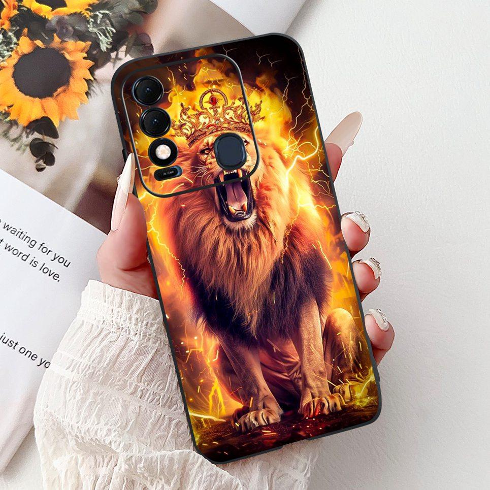 Новая Модная Задняя Крышка Для Tecno Spark 8 8p 8c 8 Pro Чехол Для Spark8c KG5k Оболочка Телефона Крутые Животные Роскошный Девичий Мягкий Силикон