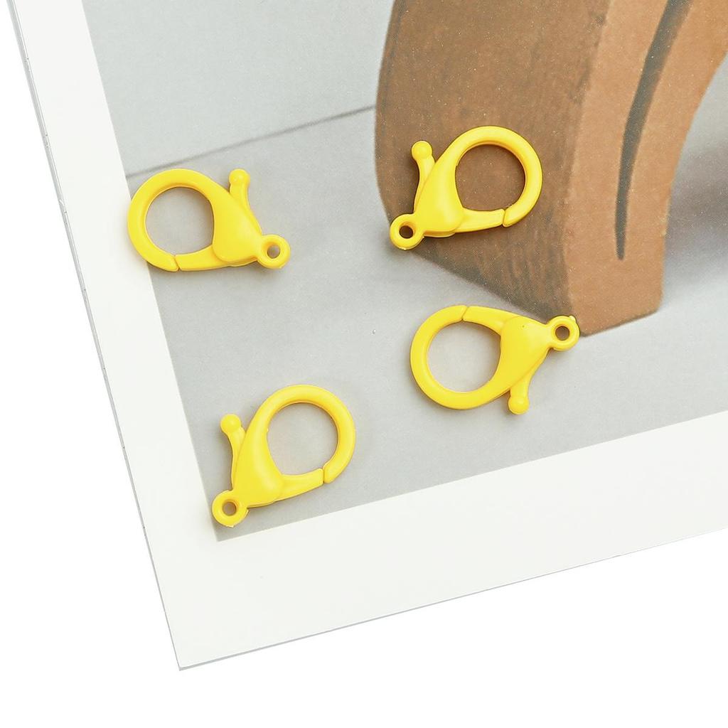 10 шт. пластиковый брелок для ключей красочные крючки клипсы карабин ручной работы аксессуары для изготовления ювелирных изделий