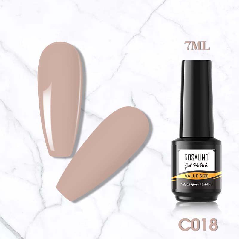 ROSALIND 7ml 59 Colors Manicure Semi Permanent Glitter Gel Nail Polish Long Lasting Top Base Gel UV LED Varnishe Fashion Nail Art