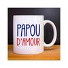 Mug - WE ARE FAMILY - PAPOU D'AMOUR - Céramique - Blanc - Design contemporain