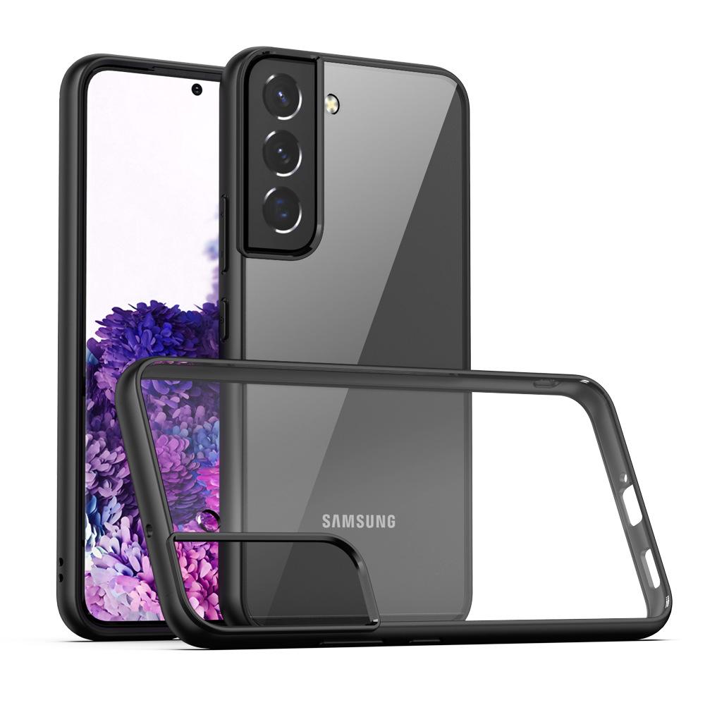 Подходит для чехла для мобильного телефона Samsung S22ultra Прозрачный Противоударный Чехол для Galaxy S22plus Защитный чехол S22 Чехол Противоскользящий