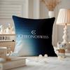 Chronoswiss Cushion Cover Anti-dustmite Pillowcase Invisible Zipper Silky Short Plush Sofa Cushion Cover