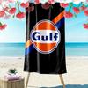 Gulf Brand Logo Design beach towel beach soft swim seaside Absorbent bath towel Comfort printing Fashion Travel and vacation towels
