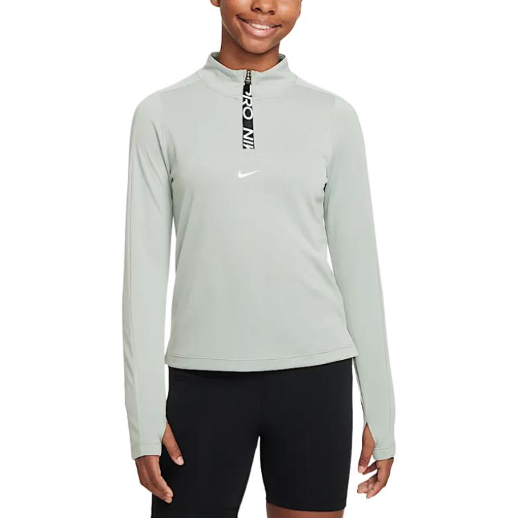 Nike Футболка Dri FitPro FW24 Зеленый/Белый Горизонт Унисекс FN9025-370