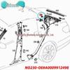 20 шт. Зажим для крепления в салоне для Mercedes-Benz (000-991-24-98)