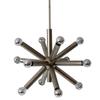 12-Armed Mid-Century Modern Sputnik Chandelier Unique Design Elegance Pendant Lamp