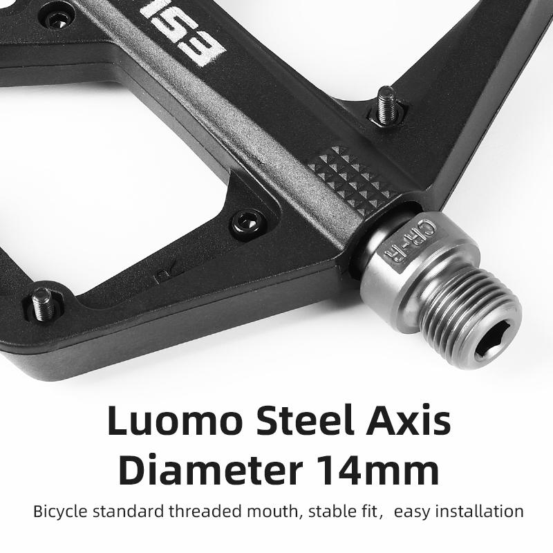 OEMBicycle Pedal Platform Ultralight Nylon Road Mountain Bike Pedal Non-slip MTB Flat Pedals for BMX MTB