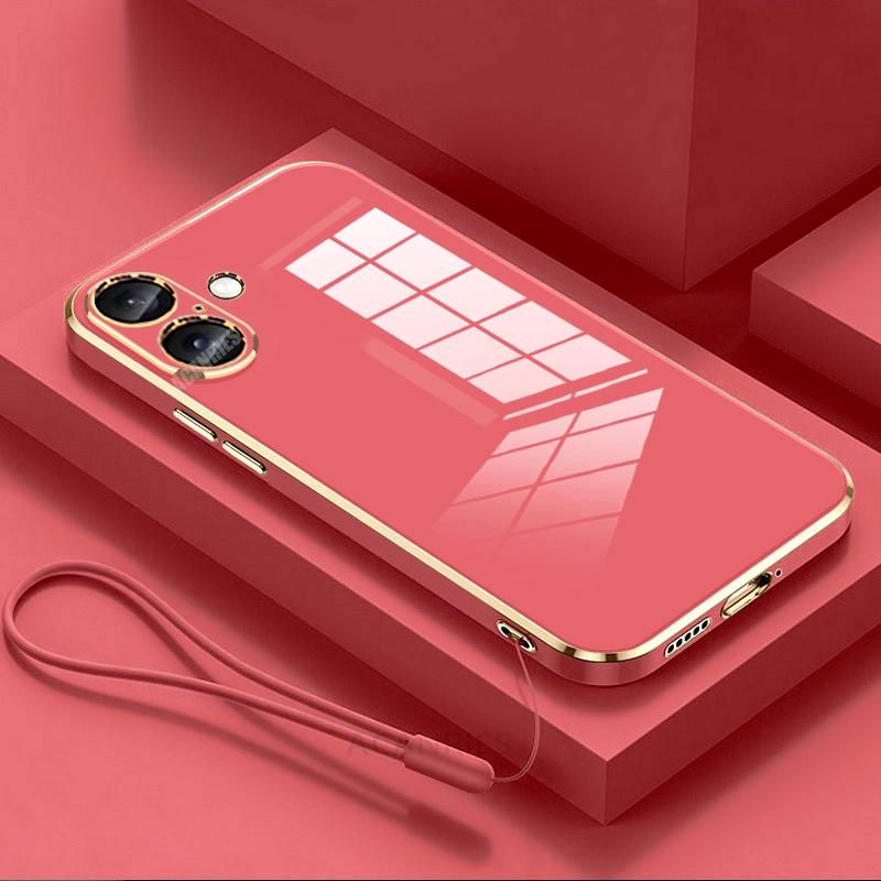 Роскошный силиконовый чехол-шнурок с покрытием для iPhone 16 Pro Max 14 15 Plus 12 13 Mini 11 Promax X Xs Xr Iphone16 16plus мягкий чехол