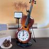 Креативный музыкальный будильник в форме скрипки, украшение для рабочего стола и гостиной