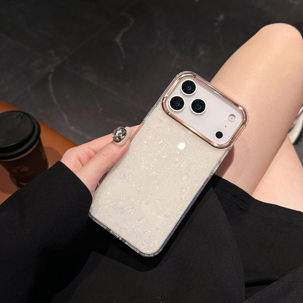 Серия Xingbei подходит для чехла на телефон iPhone17Pro с рисунком, тонкий блеск, защитный чехол для Apple 14 с защитой объектива от падения